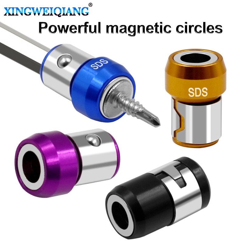 Magnetische Ring Legering Elektrische Magnetische Ring Schroevendraaier Bits Anti-Corrosie Sterke Magnetiseur Phillips Boor Magnetische Ring