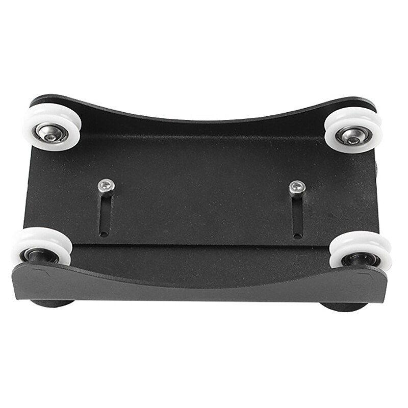 3D Printer Upgrade Extruder Back Support Plate with 4Pcs Pulley for Ender 3,Ender 3 Pro,CR-10,CR-10S