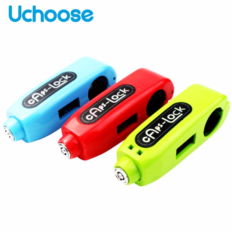 Motorcycle Handlebar Lock Universal Scooter Safety Lockstitch Brake Throttle Grip Anti Theft Protection Security Mini Lock