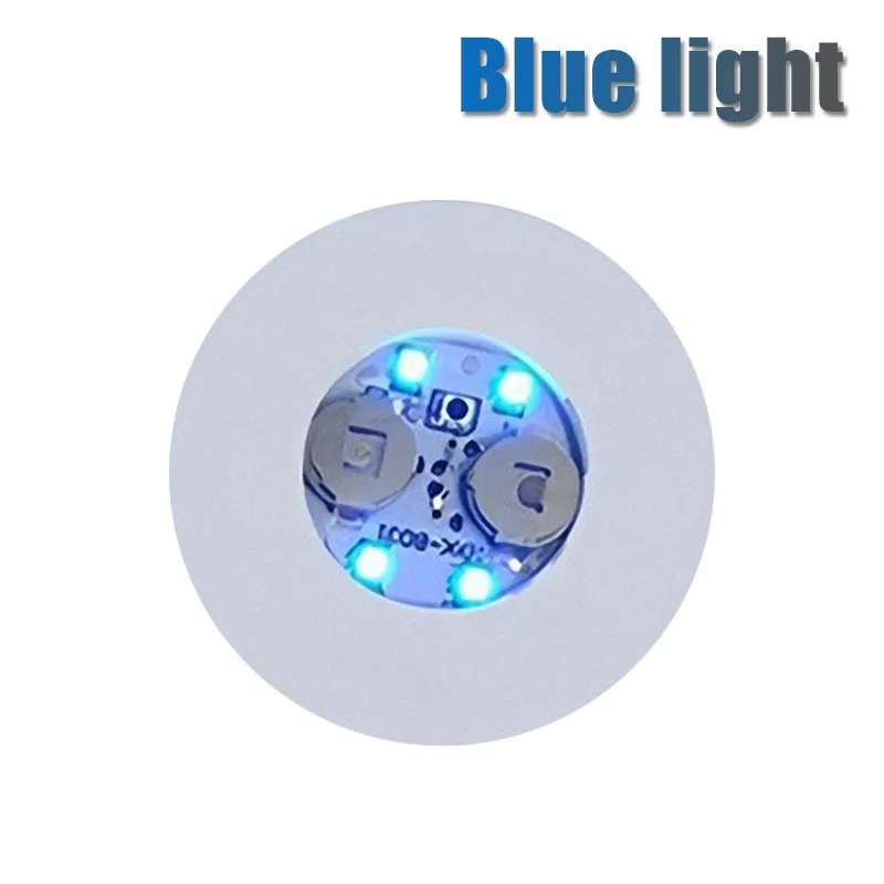 1-300Stck LED Untersetzer Lichter Bunte Leuchtende Wein Flasche Aufkleber Bar Hochzeit Party Beleuchtung Leuchtende Wein Flasche Aufkleber: Gelb / Blau