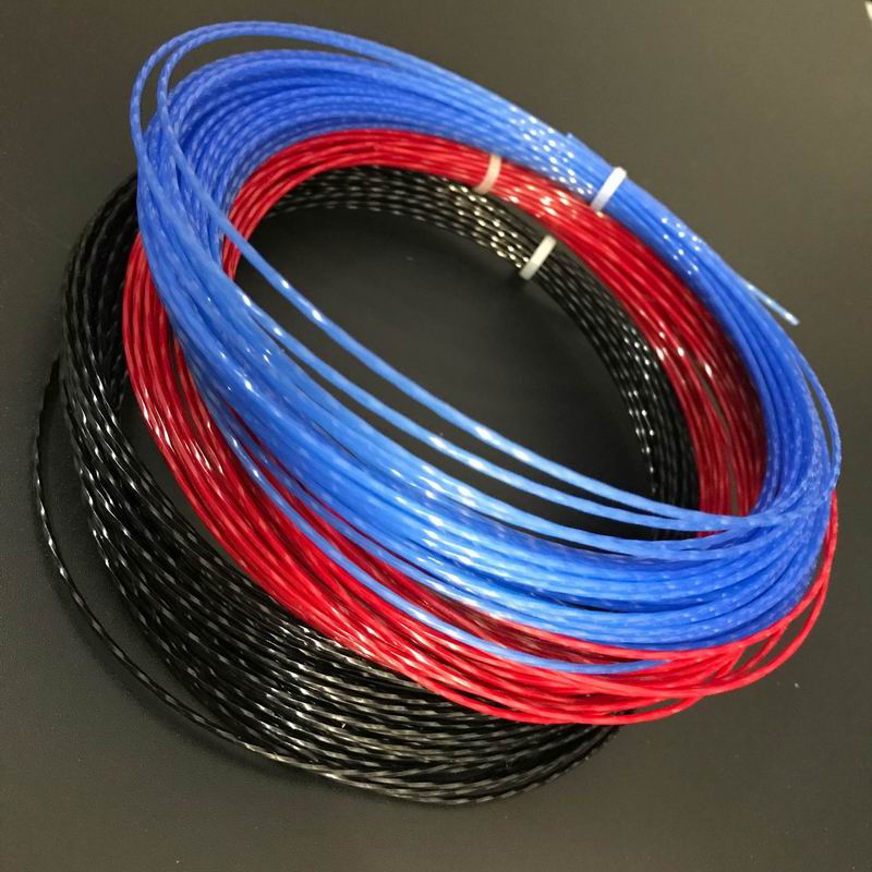 1pc najwyższej jakości skręcać tenis strunowy(zrobiony w Niemcy/poliestrowe struny)