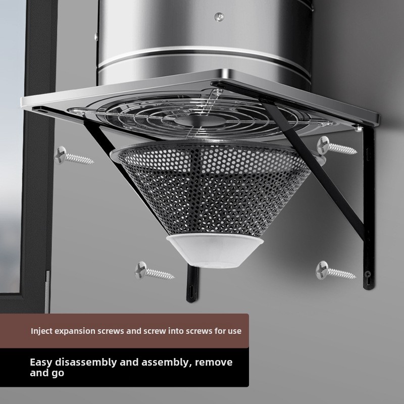 Ventilateur extracteur à grande vitesse, aérateur pour toilettes, aérateur pour fenêtre et mur, 6 ", 8"