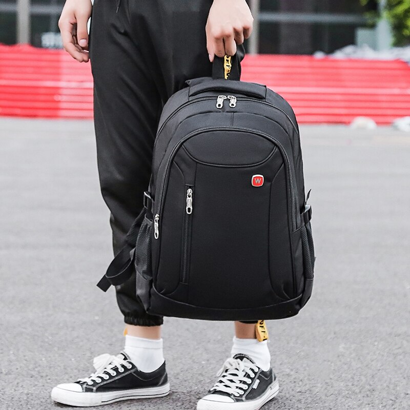 Laptop Backpack Men Backpack Travel Bagpack School Bags For Teenage Boys Large Capacity black backbag Mochila