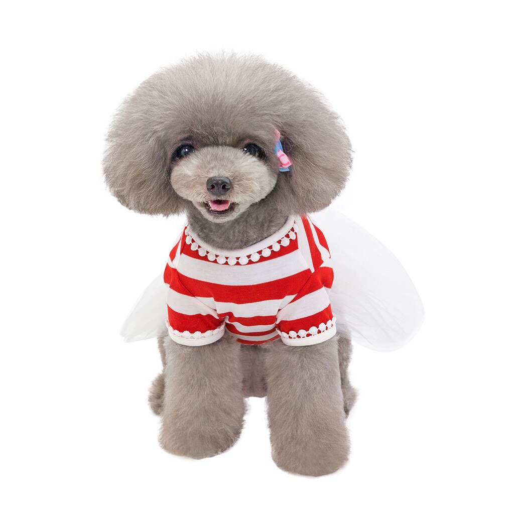 Small Dog Dress Pet Dog Bowknot Dress Dog Cat Cute Spring Summer chihuahua dog accessories pet costume for dogs pug clothes