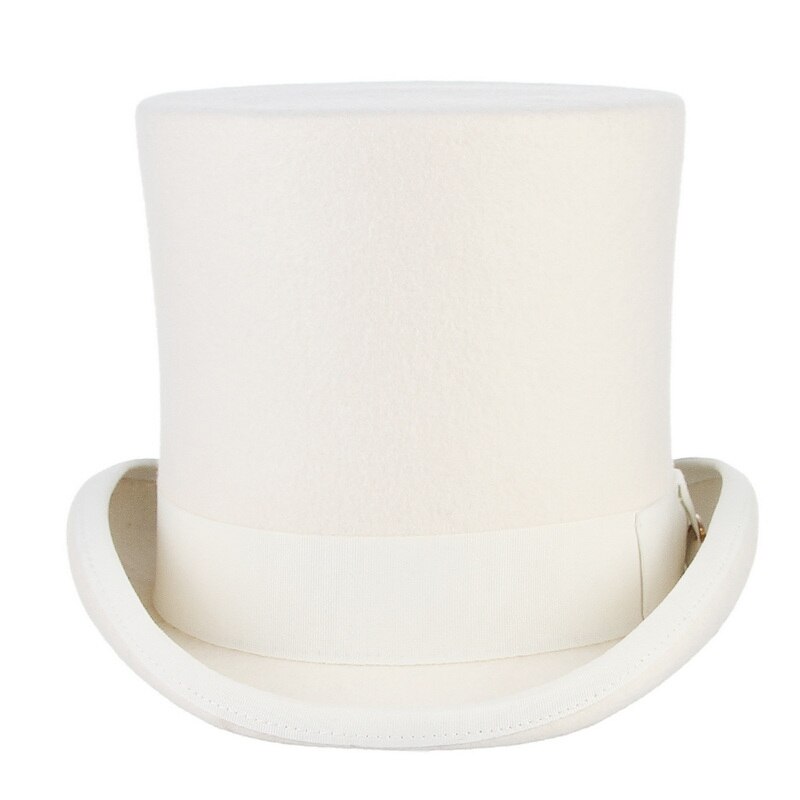 100%  ull brittisk europa gentleman hög hatt scenframträdande topphattar magiker retro personlighet president hatt fedora: Xl (61cm)