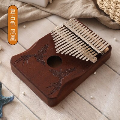 Kalimba 17 Key Hout Acacia Muziek Instrument 21 Toetsen Thumb Piano Upgrade Handguard Muzikale 30 Sleutel Machine: c