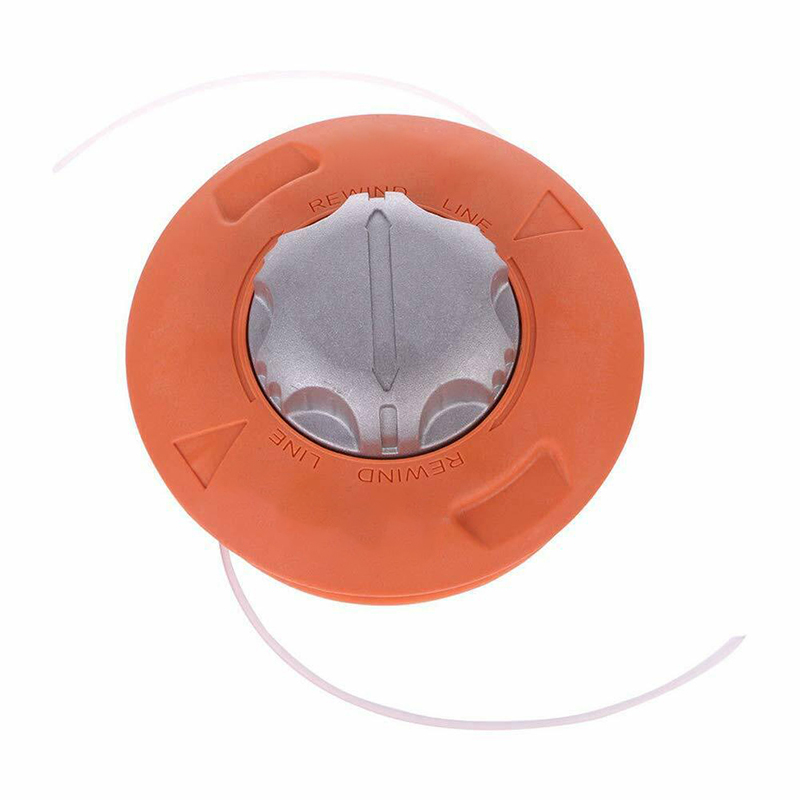 Double Spool Trimmer Line Strimmer Trimmer Head Outdoor Alloy Universal Twister Bump Feed Line Trimmer Head Whipper