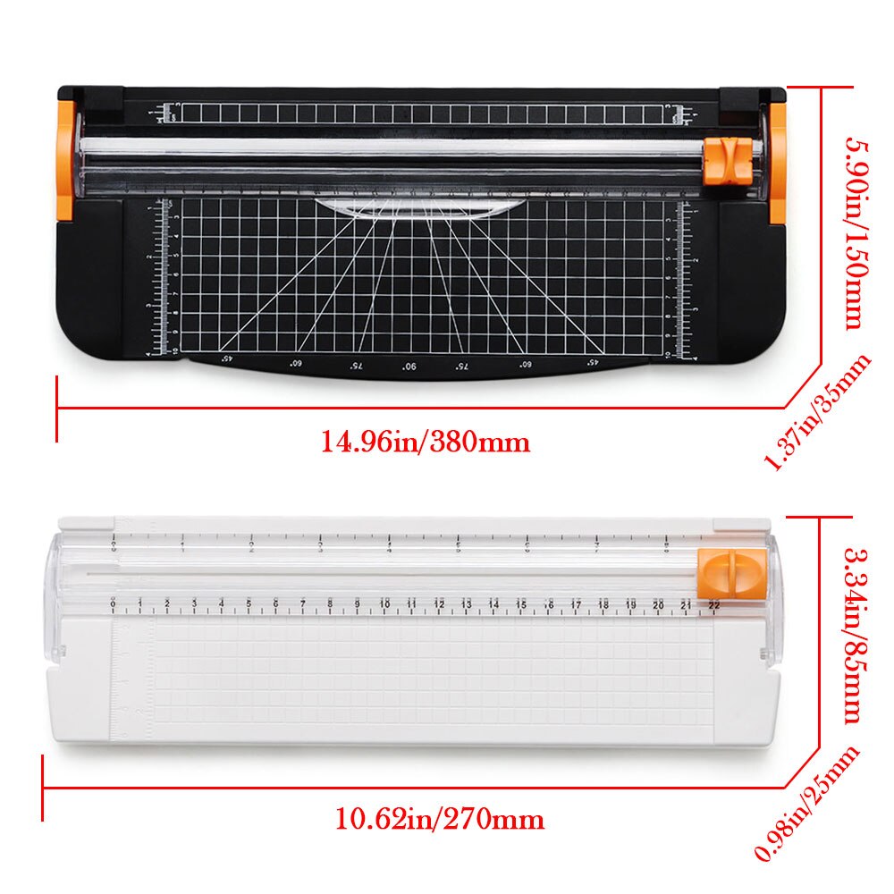 A4/A5 Paper Cutter Security Blade Photo Size Trimmer With Ruler Card Cardstock Cutting Machine Office Stationery Tool