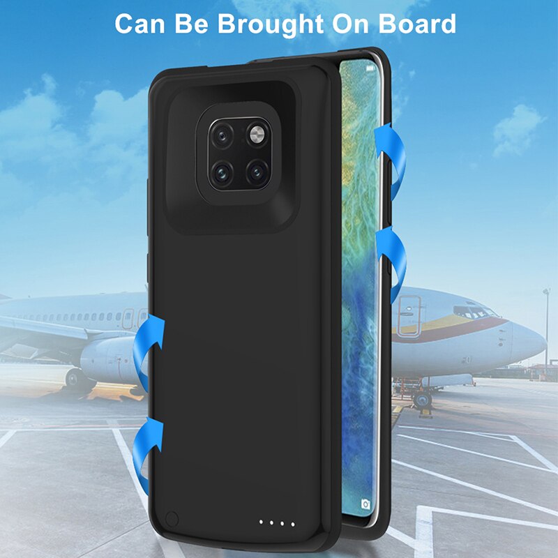 Powerbank, smartphone batterijhoesje voor huawei mate 20 pro, batterijhoesje voor huawei mate 20 pro, opladerhoesje voor huawei mate 20 pro