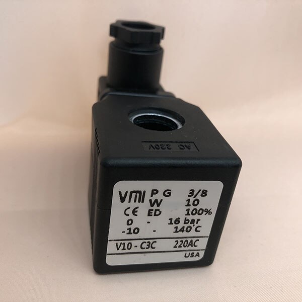 V10-C3C 220vac grande diâmetro válvula solenóide em dois sentidos vmi pg 3/8 válvula solenóide para o granulador gêmeo do parafuso
