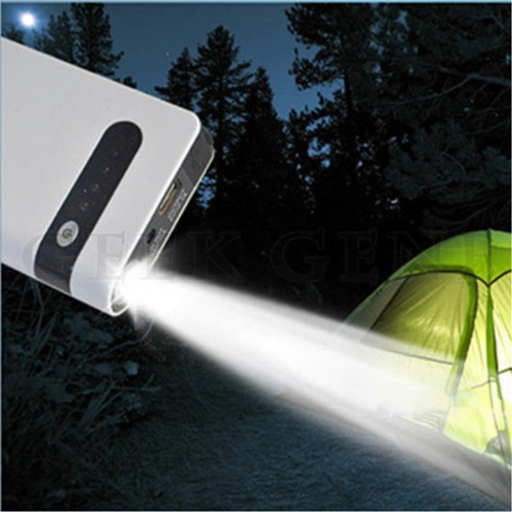 GKFLY-dispositif de démarrage de voiture 12V, 600a, 12000mAh, chargeur de voiture 4usb, batterie externe a, Booster de batterie