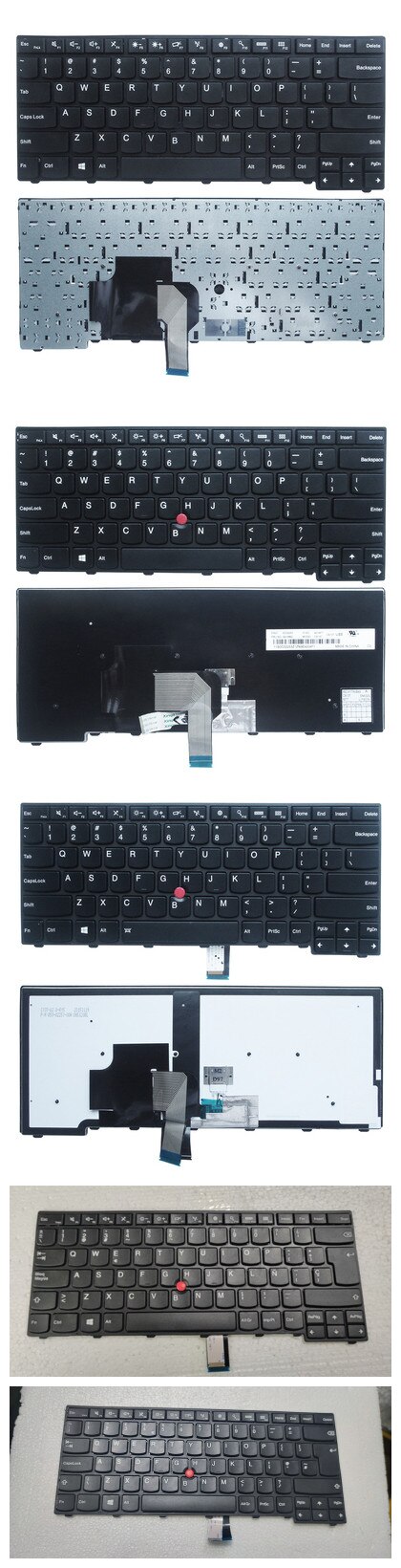 Pour IBM Lenovo THINKPAD T440 T440P T440S T450 T450s T460 T431s E431 e440 l440 l450 l460 l470 t450s Clavier US/UK/mise en page Espagnole