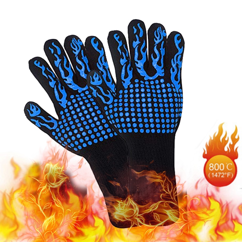 Oven Handschoenen Hittebestendige Dikke Siliconen Koken Bakken Barbecue Grill Wanten Afwas Keuken Handschoenen Ovenwanten