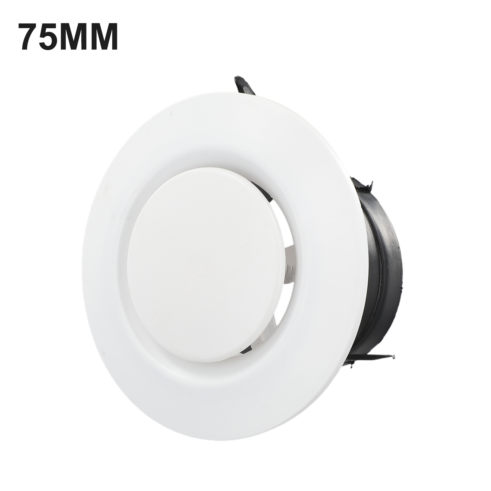 75/100/125 mm ABS Zauberstab Decke Luftversorgung Entlüftungskanal Belüftung Abluftgitter Abdeckung Wasserdichter Auslass Heizung Kühlung Lüftungsschlitze