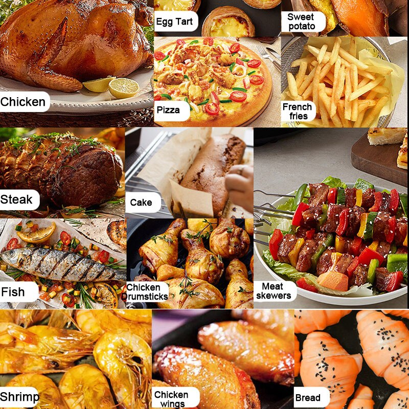 Household Electric Air Fryer Deep Fryer Fryer Intelligent Multifunctional Smokeless Convection Electric Frying Machine MT-A15