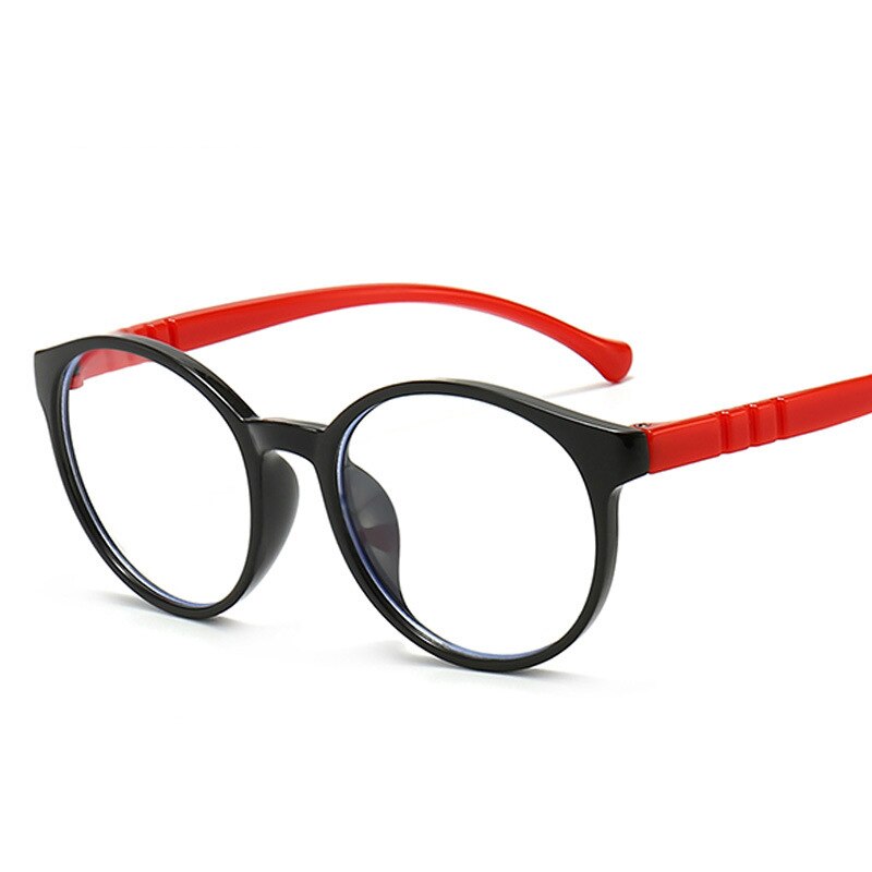 Lunettes de sécurité pour enfants, verres anti-lumière bleue, monture en Silicone, verres clairs, jeu vidéo, pour filles et garçons