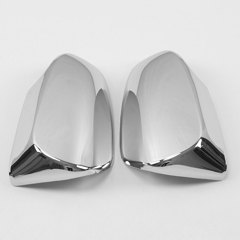 Voor Toyota C-HR Chr Abs Chrome/Carbon Decoratie Achteruitrijcamera Achteruitkijkspiegel Side Glas Spiegel Cover trim Frame 2 Stuks: Chrome