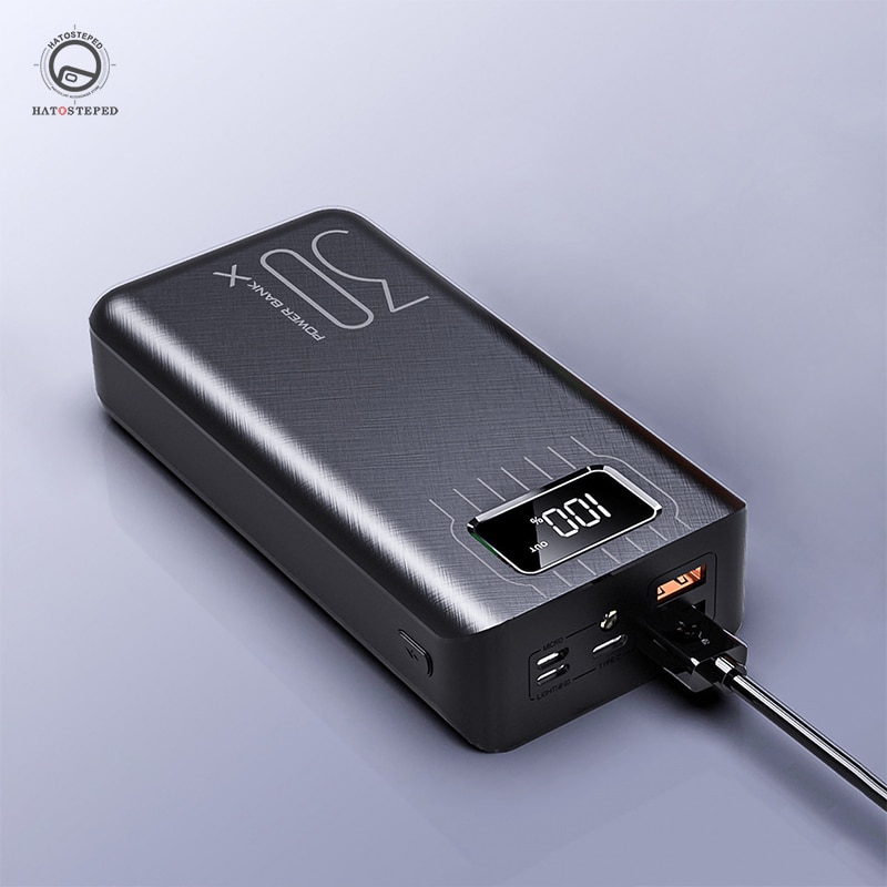 30000mAh Power Bank Tragbare Lade Poverbank Handy Externe Batterie Ladegerät Spot Power 30000mAh für Xiaomi Mi