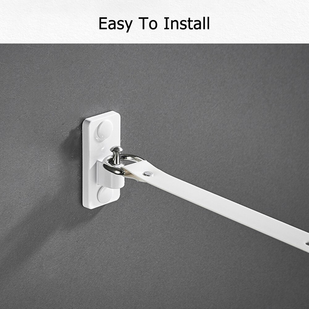 Winddicht Antislip Waslijn Touw Intrekbare Kleding Lijn Indoor Outdoor Muur Hanger Draad Balkon Droogrek