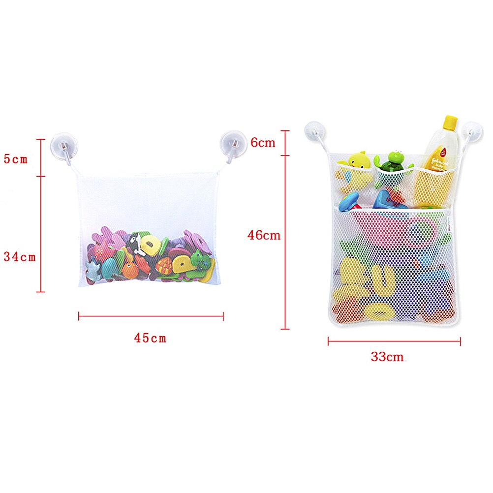 2 Sets Van Bad Speelgoed Opbergtas Rooster Opknoping Tas Met 4 Haken Baby Bad Speelgoed Opslag Netje