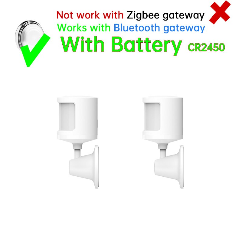 Original xiaomi mi sensor de movimento 2 corpo humano sensível luz ambiente transdutor escuro suporte bluetooth malha trabalho com mijia: 2 pcs with battery
