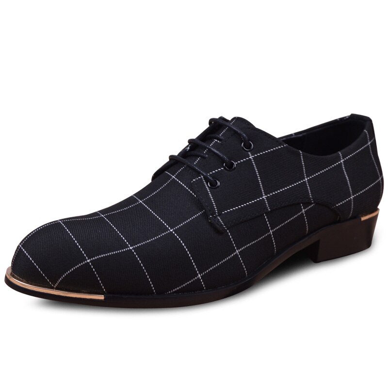 Männer Klassische Geschäft Schuhe Mann Kleid Schuhe Korea Spitz Spitze-hoch Formale Hochzeit Schuhe Männer Schwarz Gitter neue