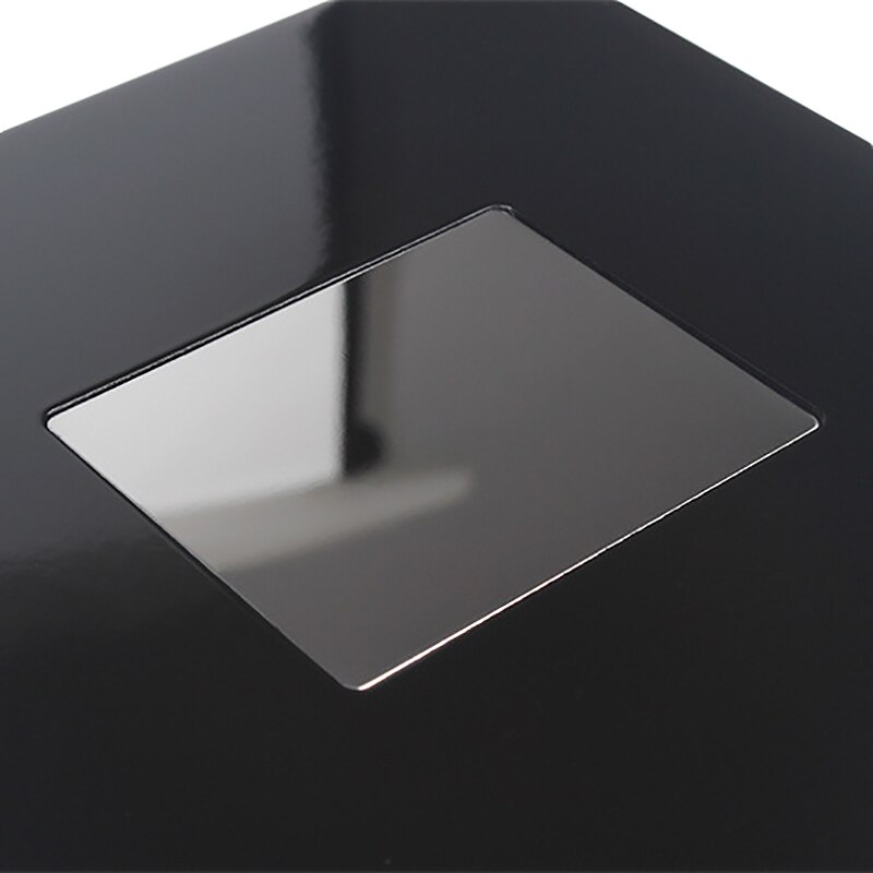 Zwart Gelakt Houten High-End Horloge Doos Horloge Display Box Vierkante Doos