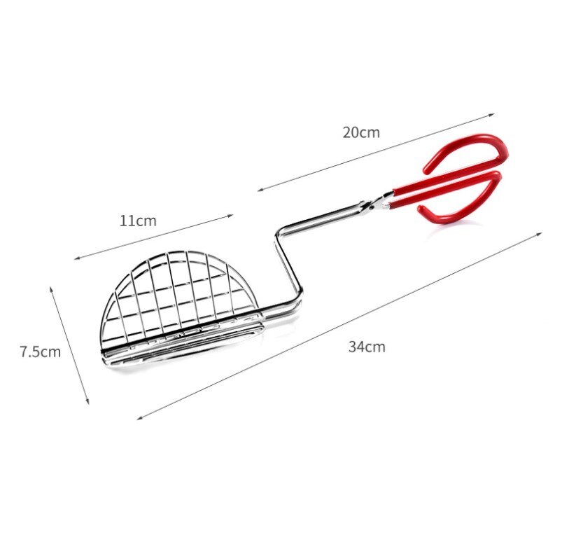 Stainless steel clip skin shaping tool kitchen fryer tool