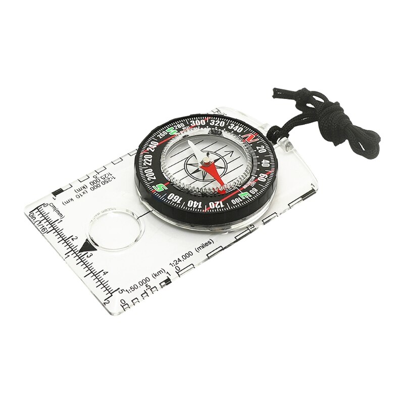 Outdoor Compass with Protective Cover Hiking Climbing Navigation Compass Tools .