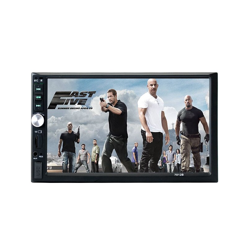 Bluetooth 2 din 7 tommers bilradio spiller bil  mp5 spiller bil dvd spiller