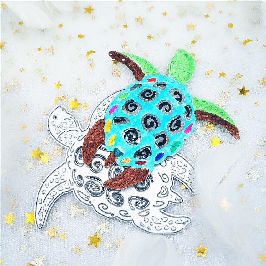 Sea Turtle Metal Die Cuts - Carbon Steel Cutting Dies For Card Making, Scrapbooking, DIY Paper Crafts - View #2