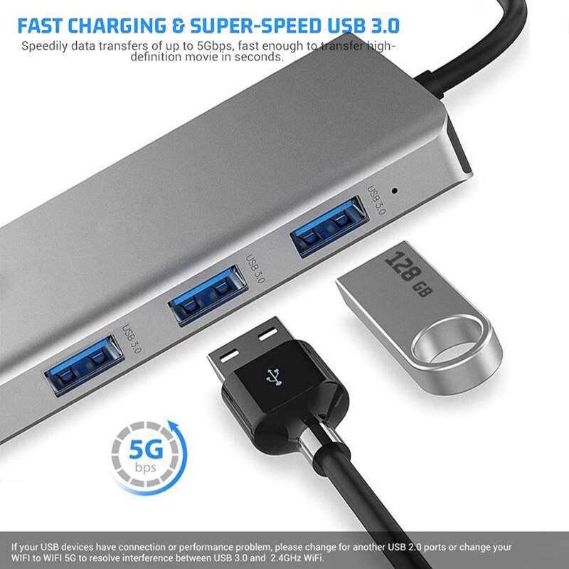 Aazon.co: Laptop Docking Station Stand Dual Display 4K HDI USB3.0 3