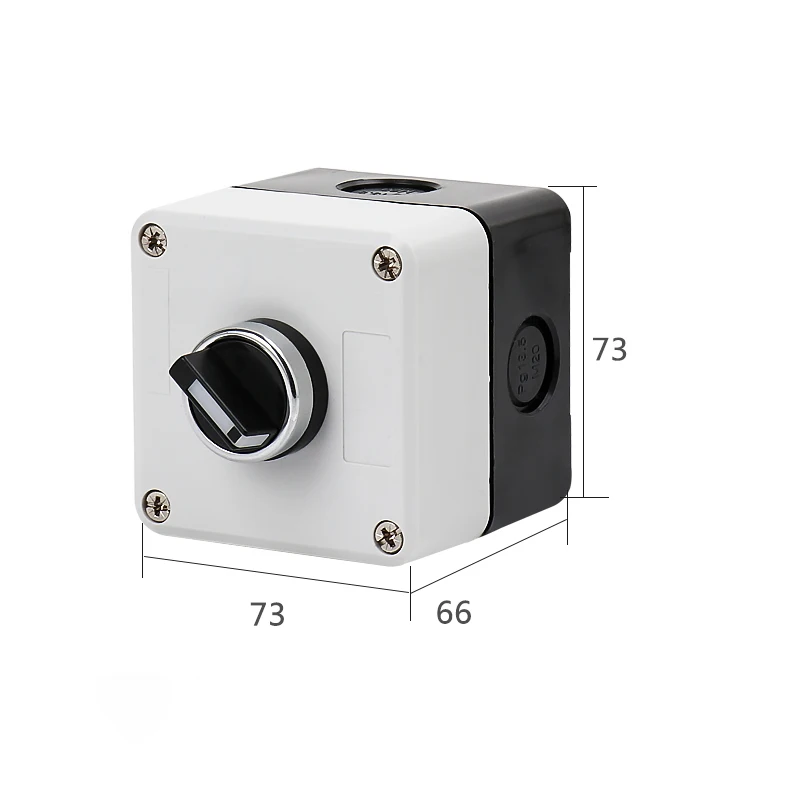 arrow symbol indicating start and stop self-recovery waterproof button switch emergency stop industrial hand-held control box: Blue