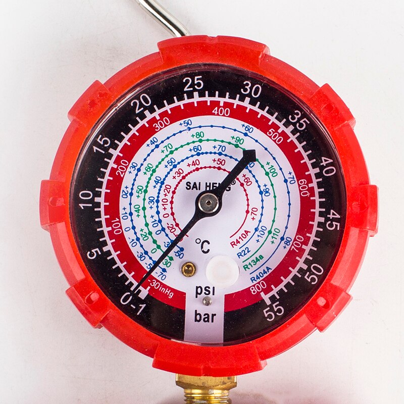Medidor de refrigerante para aire acondicionado R22, tabla de medición fluoridize 410, inversor de aire acondicionado, medidor de líquido