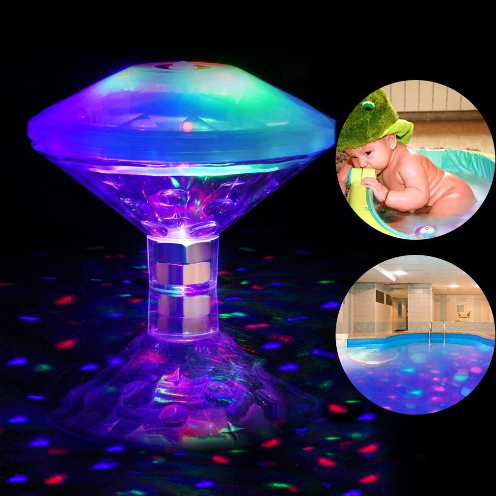 RGB Tauch Licht Unterwasser LED Licht Schwimmbad Licht Batterie Betrieben Garten Party Dekoration Lampe Teich Lampe