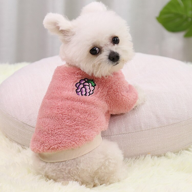 Avocado Houdt Warm In Herfst En Winter Twee-Legged Hond Dierbenodigdheden Kat Kleding Kleine, medium En Grote Honden Teddy Kleding Stolsel: Pink / Xl