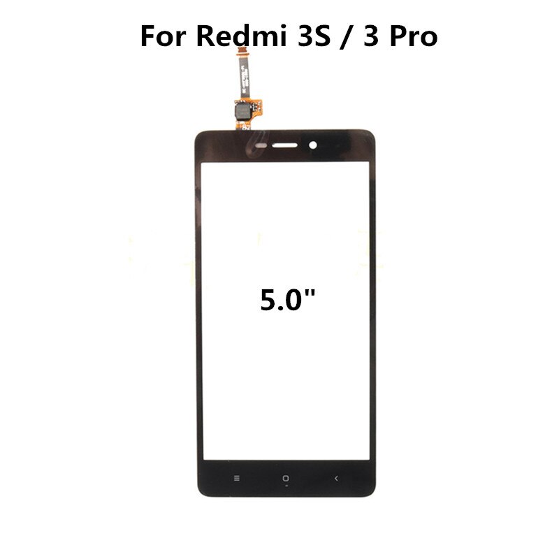 Outer Screen Voor Xiaomi Redmi 7A 7 6 6A 5A 4X 3S Mi A2 Lite Digitizer Sensor Voorpaneel lcd Display Touch Glas Reparatie Onderdelen: For Redmi 3S