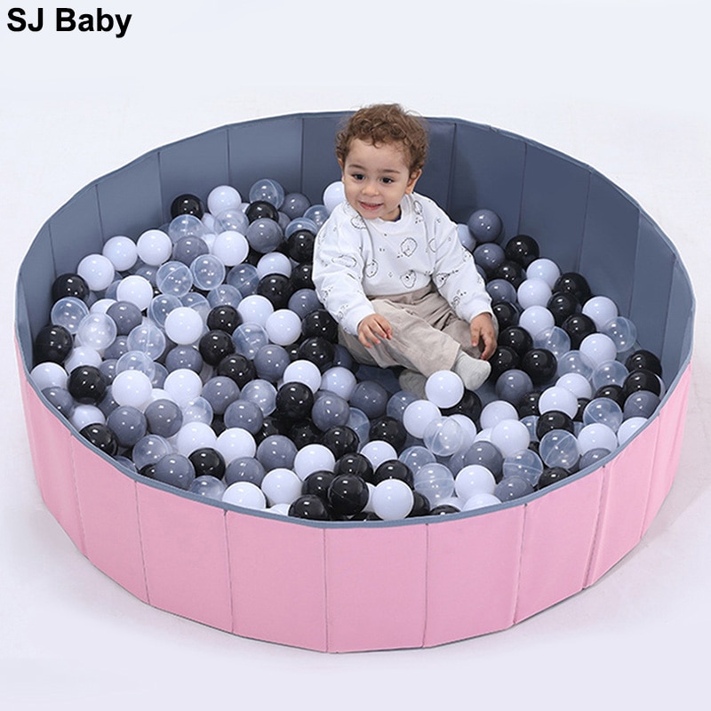 Infantile Sfera Brillante Pozzi Pieghevole Piscina di Palline Oceano Palla Box Giocattolo Lavabile Pieghevole Fence Bambini Regalo Di Compleanno Ragazzo Regalo Giocattoli Del Bambino parco