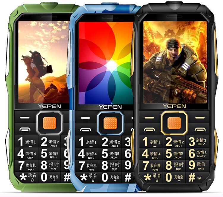 Ship Within 24 Hours Yepen Y698 Wireless Analog Tv Flashlight Fm Radio 2800mah Dual Sim Power Bank Rugged Mobile Cell Phone