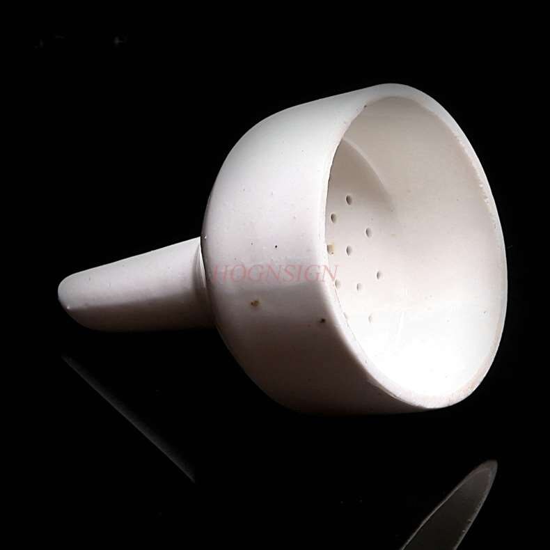Tragt 80mm porcelænstragt filter filter tragt kemisk eksperiment udstyr