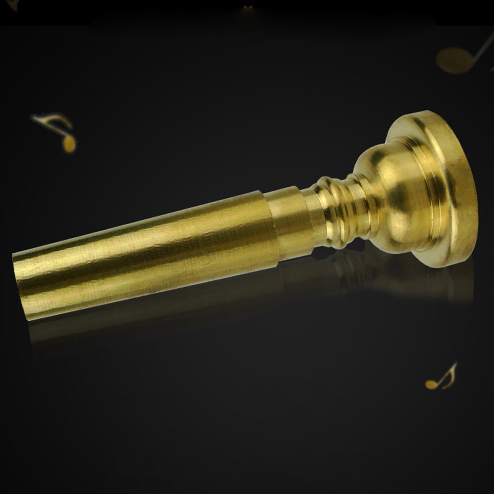 Tone bugle mouth bærbar gull liten universal messing instrument trompet munnstykke mini erstatning tilbehør