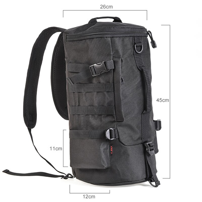 23L bolsas de gran capacidad para aparejos de pesca, estuche para caña de pescar multifuncional al aire libre, herramientas de aparejos de pesca, mochila de almacenamiento