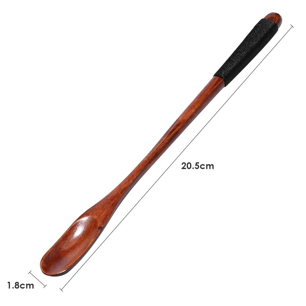 Natural Wood Chopsticks Spoon Japanese Korean Reusable Chopsticks for Sushi Kitchen Tableware Chinese Set Handmade: Spoon 3