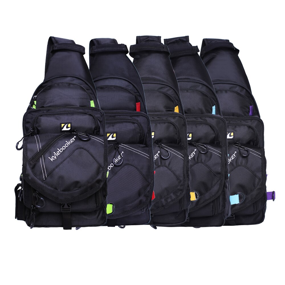 Sling Fishing Pack Multi Function Fishing Gear Backpack Fishing Tackle Shoulder Tool Bag for Outdoor Activities