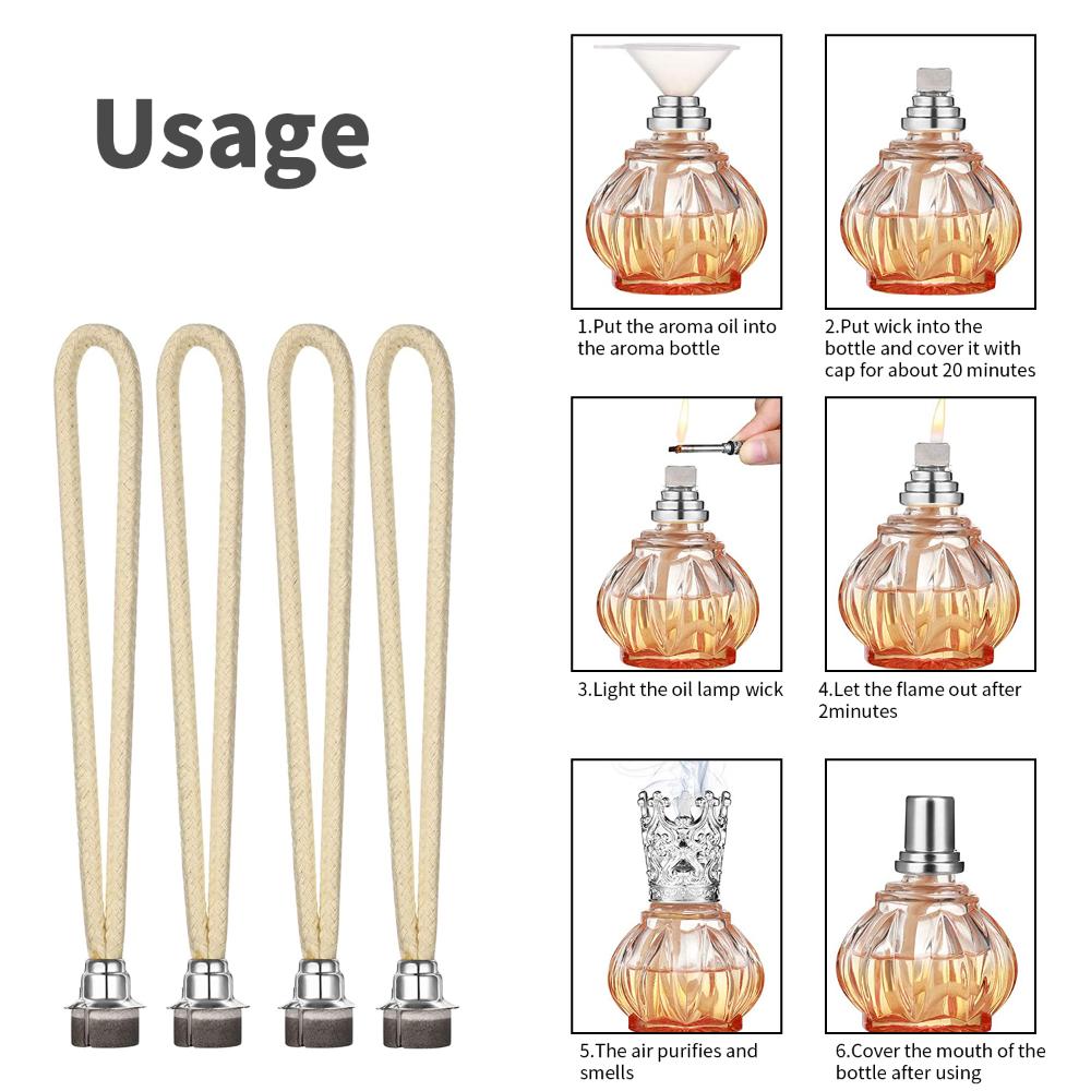 Öllampen-Docht, Ersatz, Luft, dicht kontrolliert, Katalysatorbrenner, 18 mm/13 mm, Duftlampen, Docht, Diffusor, Aromatherapie-Dekorationen