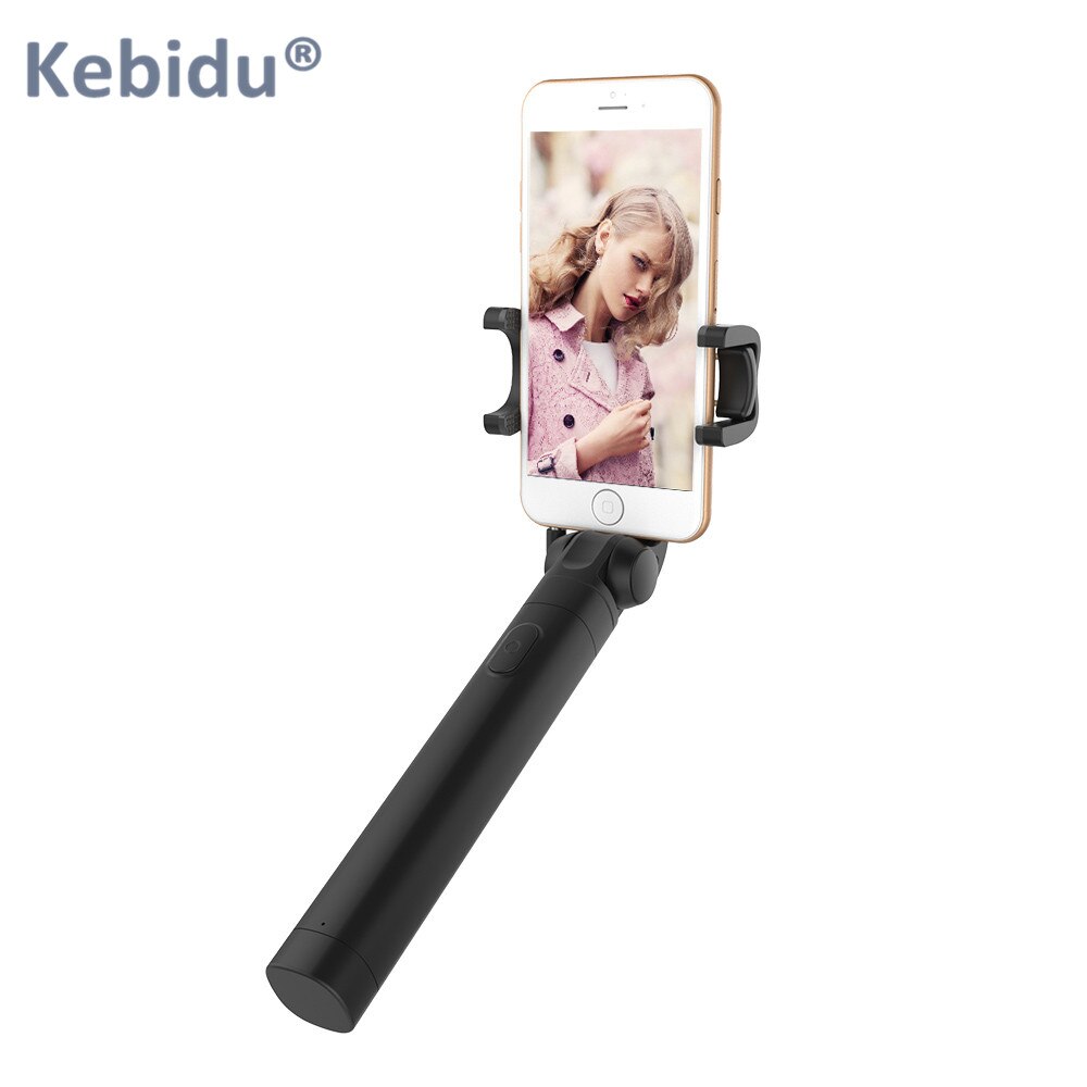 360 Graden Selfie Stok 3.5mm Kabel Afstandsbediening Zelfportret Monopod Uitschuifbare Selfie Handheld Stick Voor IPhone Android