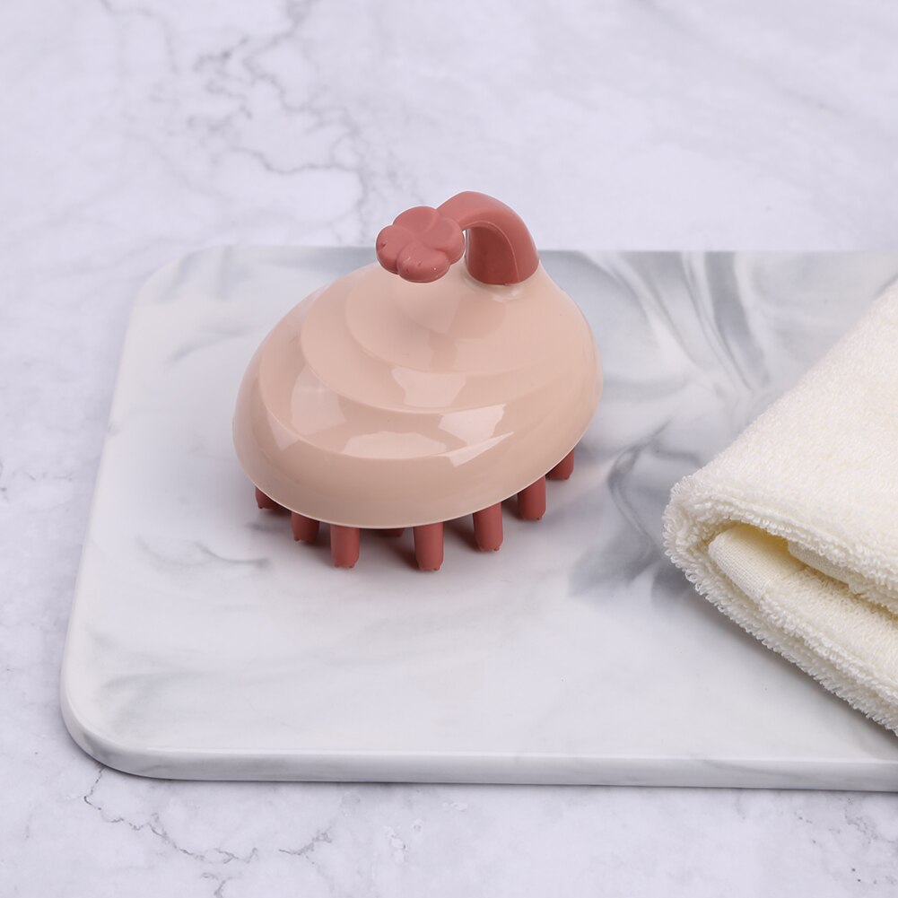 Kappers Professionele Siliconen Shampoo Hoofdhuid Massage Afslanken Borstel Draagbare Haar Wassen Kam Verhogen Bloedstroom Plastic