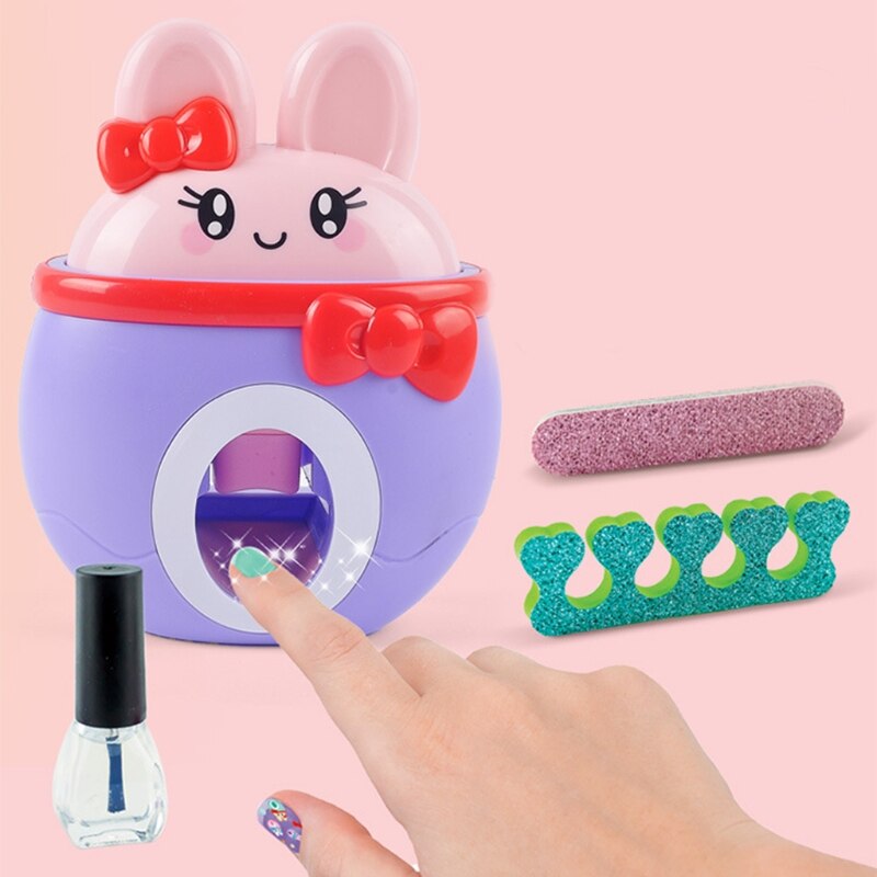 Children's DIY Nail Art Machine Makeup Girl Nail Polish R66D