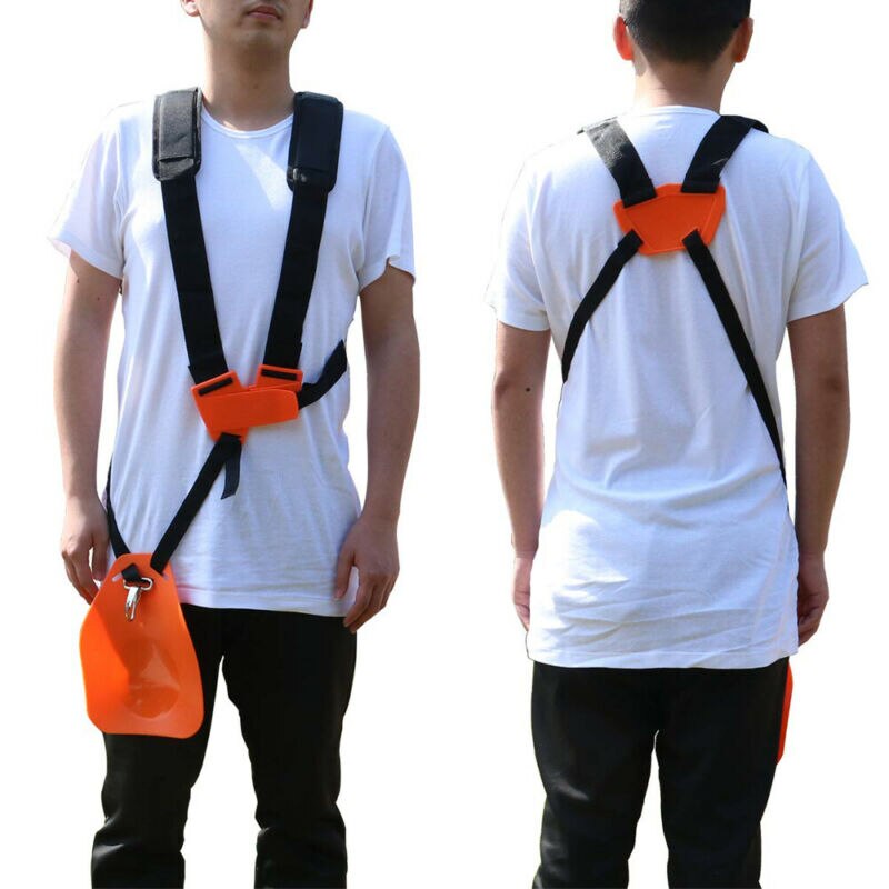 Verstelbare Dual Schouder Harness Strap Riem Gras Bosmaaier Trimmer Strimmer