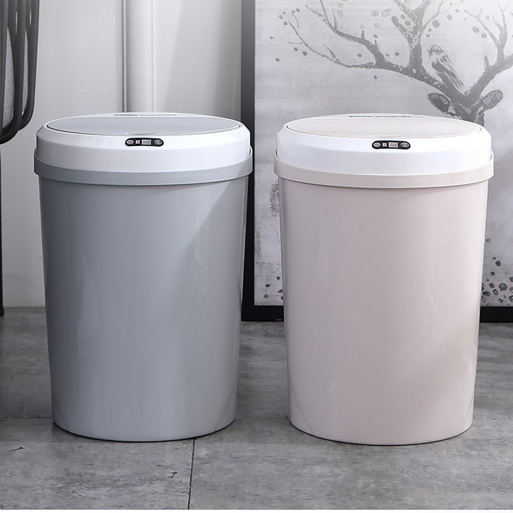 Automatic Touchless Intelligent Induction Motion Sensor Kitchen Trash Can Wide Opening Sensor Eco-Friendly Waste Garbage Bin